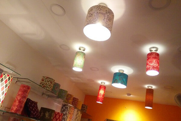 A lighting / lampshade store in OMR, Chennai