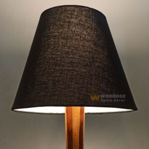 black lamp shade
