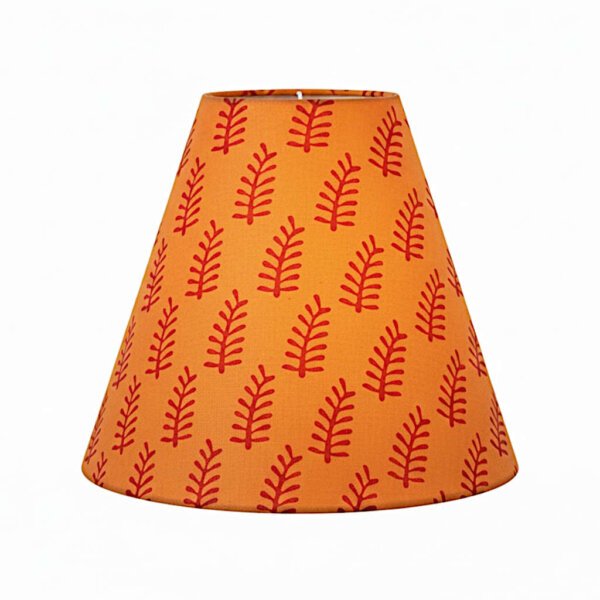 Printed lamp shade cone shape