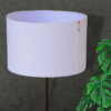 offwhite lamp shade in drum shape