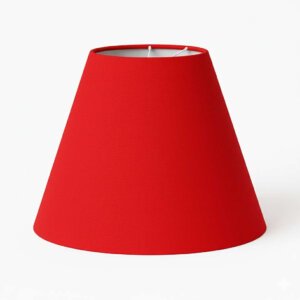 Red lamp shade cover online | Conical lamp shade for table lamps
