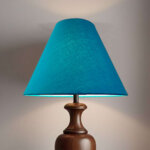 cone lamp shade blue colour