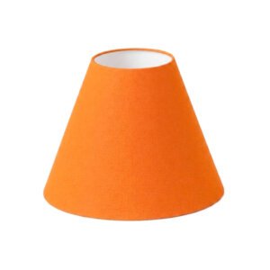 Orange Conical Lamp Shade for Table Lamps - Available in 3 Sizes