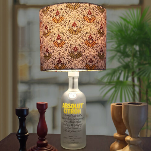 Bottle lamp with bottle lamp kit