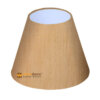 Beige conical lamp shade