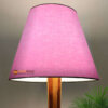 Pink Lamp shade conical
