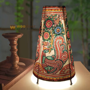 Tholu Bommalata peacock lamp
