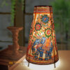 Tholu bommalata elephant table lamp