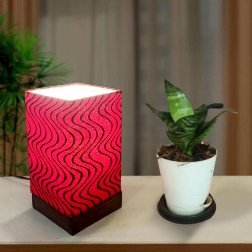 Square table lamp