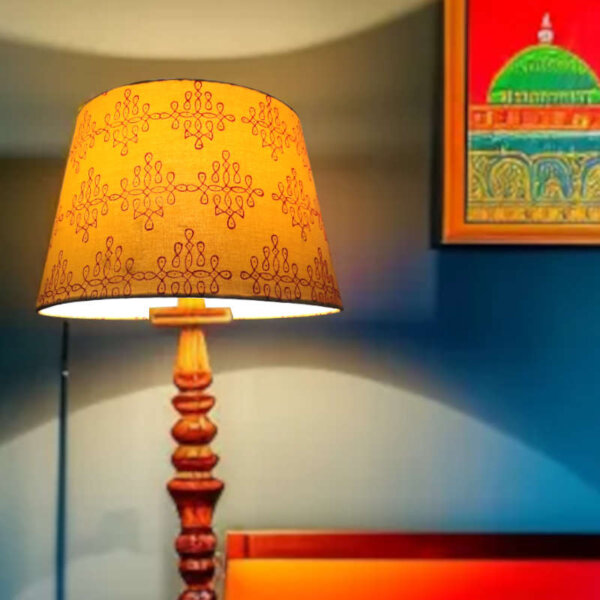 Kolam design lamp shade