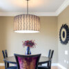 White printed lamp shade