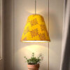 Fabric hanging lights