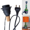 Bottle lamp shade kit cork stopper