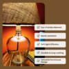 Jute burlap lamp shade