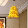 fabric hanging lights