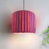 hanging lights for hall pleated lamp shade