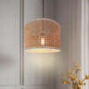 Cane hanging lamp