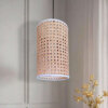 rattan hanging lamp