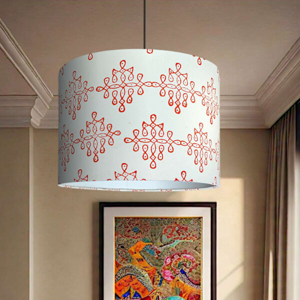 fabric hanging lamp