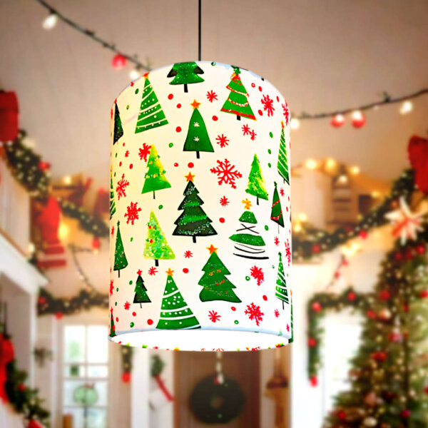 Christmas lamp shade decorative light hanging