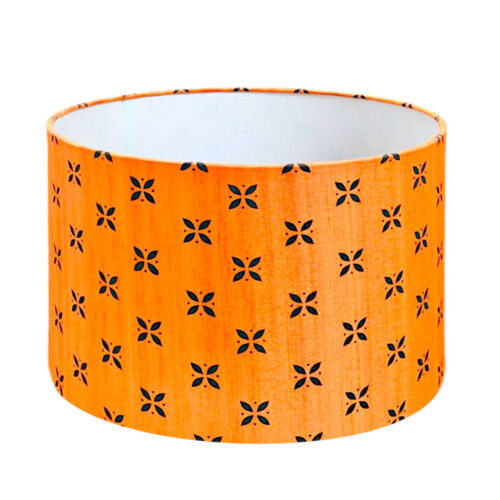 Drum lamp shade cover