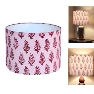 Pink lamp shade