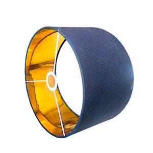 lamp shade with gold lining