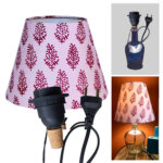Bottle lamp shade not wireless