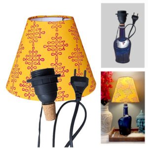Bottle lamp light shade
