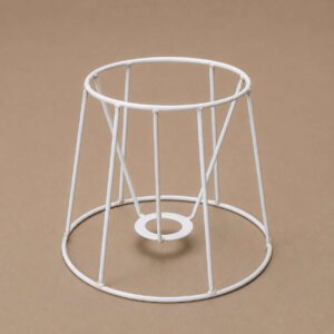 Bell Lamp Shade Wire Frame Ring for DIY | Metal Lampshade Frame with Holder Ring