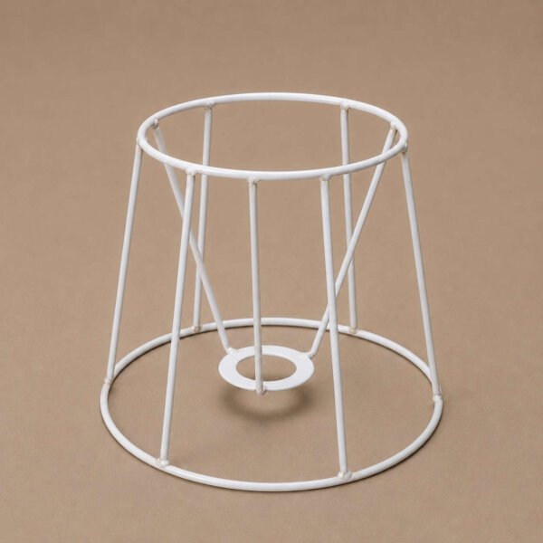 Bell Lamp Shade Wire Frame Ring for DIY | Metal Lampshade Frame with Holder Ring