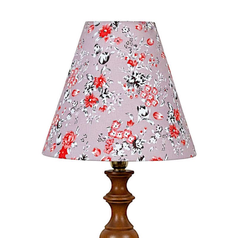 Conical lamp shade cover