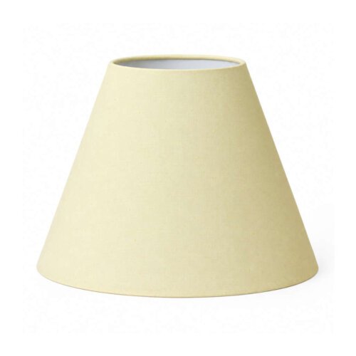 Light cream conical lampshade – Soft fabric shade for table & bedside lamps