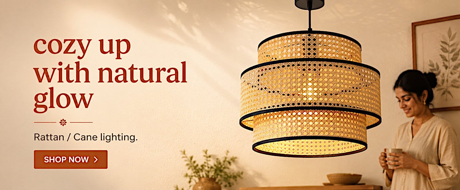 Cane and rattan ighting